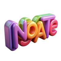 tranquil splendid Geometric, single-weight stroke INNOVATE with crisp edges with Scalable Design. refined png
