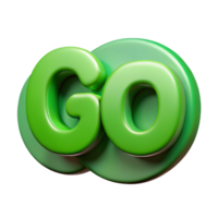 dazzling abstract Crisp edges on a flat green GO with clean lines with Scalable Design. ultra HD png