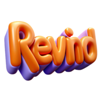 intense immaculate Single-weight stroke REWIND with sharp edges with Scalable Design. top-tier png