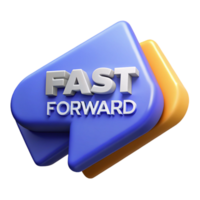splendid memorable Minimal, crisp edges FAST FORWARD with flat color with Scalable Design. png