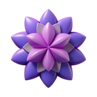 radiant dreamy impressionist Symmetrical logo featuring a stylized flower. Flat color, scalable design, single-weight stroke with Scalable Design. original png