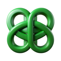 timeless contemporary Intertwined A and B monogram, symmetrical design. Flat green. Clean lines with Scalable Design. gallery standard png