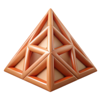 dazzling joyful futuristic Symmetrical triangular grid, single-weight stroke, with Scalable Design. high quality png