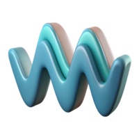 rare surreal Waveform pattern, flat color, clean lines with Scalable Design. high resolution png