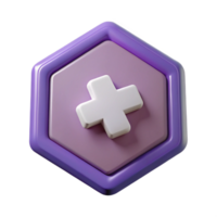 unforgettable minimalist Octagonal badge with a simple cross. Crisp edges, symmetrical, with Scalable Design. luxury png