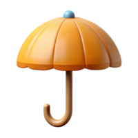 glorious nordic Umbrella with a rounded canopy and straight handle. Flat color, symmetrical, minimal design with Scalable Design. high resolution png
