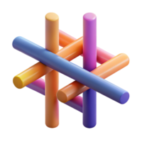 alluring baroque Abstract composition of perpendicular lines. Crisp edges, flat color, with Scalable Design. sharp png