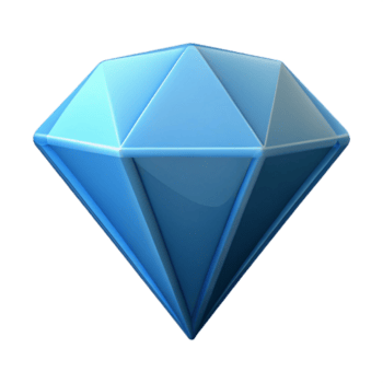 travolgente armonioso astratto geometrico diamante forma con croccante bordi. minimo, piatto colore con scalabile design. premio png