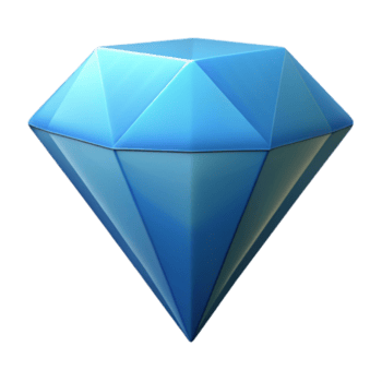 glorioso boêmio geométrico diamante forma com fresco arestas. mínimo, plano cor com escalável Projeto. museu qualidade png