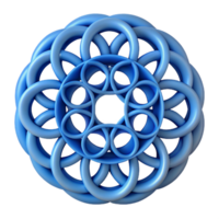unparalleled renaissance Geometric pattern of overlapping circles. Clean lines, with Scalable Design. exclusive png