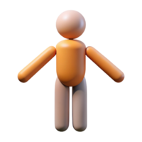 wonderful retro Geometric representation of a human figure. Single-weight stroke, minimal with Scalable Design. genuine png
