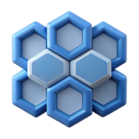 fascinating ethereal abstract Symmetrical, geometric pattern of hexagons. Crisp edges, flat color with Scalable Design. 4K png