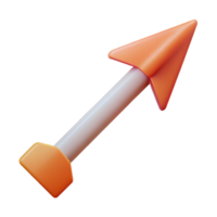 radiant urban Scalable, flat color design of an arrow. Single-weight stroke, crisp edges with Scalable Design. handcrafted png