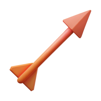 eterisk obefläckad skalbar, platt Färg design av ett pil. enkelvikt stroke, knaprig kanter med skalbar design. mästerligt fångad png