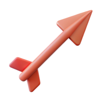 hypnotic quintessential Scalable, flat color design of an arrow. Single-weight stroke, crisp edges with Scalable Design. png