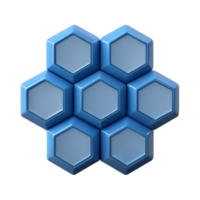 serene coastal Geometric pattern of hexagons. Crisp edges, flat color, scalable, symmetrical with Scalable Design. detailed png