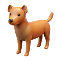 memorável contemporâneo simples cachorro com retangular corpo e circular cabeça. fresco arestas, peso único AVC, com escalável Projeto. exclusivo png