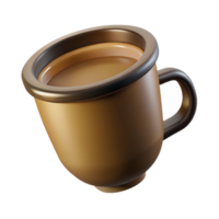 Maravilhoso melancólico elegante mínimo silhueta do uma café copo. fresco arestas, peso único acidente vascular encefálico com escalável Projeto. fresco png