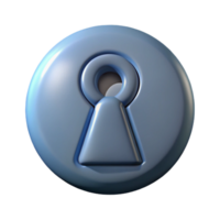 extraordinary joyful coastal Keyhole character with a circular top. Symmetrical, single-weight stroke, with Scalable Design. museum quality png