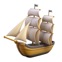 unparalleled surreal Silhouette of a sailing ship. Clean lines, flat color, with Scalable Design. exclusive png