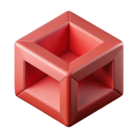fascinating reflective nordic Geometric silhouette of a cube. Symmetrical, scalable, crisp edges with Scalable Design. original png