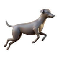 exquisite quintessential Crisp edges on a jumping dog silhouette. Flat color, scalable design, minimal details with Scalable Design. png