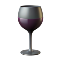 timeless nordic Silhouette of a wine glass. Clean lines, flat color, with Scalable Design. authentic png