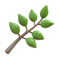 breathtaking reflective geometric Silhouette of a tree branch with leaves. Flat color, single-weight stroke, with Scalable Design. impeccable png