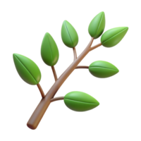 majestic notable Silhouette of a tree branch with leaves. Flat color, single-weight stroke, with Scalable Design. png
