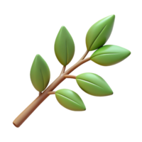 mesmerizing intense geometric Silhouette of a tree branch with leaves. Flat color, single-weight stroke, with Scalable Design. 8K png