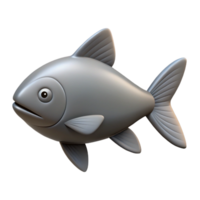 vibrant tranquil tropical Silhouette of a fish. Flat color, clean lines, symmetrical with Scalable Design. 4K png