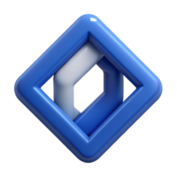 pristine nostalgic classic Minimal logo of interlocking squares. Clean lines, flat color, crisp edges with Scalable Design. 8K png