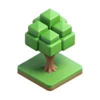 sought-after contemporary Isometric tree with clean lines. Minimal, with Scalable Design. top-tier png