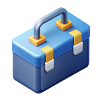 dramatic geometric Isometric toolbox with minimal design. Clean lines, flat color with Scalable Design. top-tier png