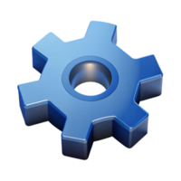 captivating calm geometric Isometric gear with crisp edges. Scalable, single-weight stroke with Scalable Design. flawless png