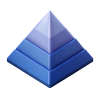whimsical magnificent Isometric pyramid with minimal design. Crisp edges, with Scalable Design. handcrafted png