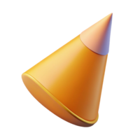 energetic glorious Isometric cone with scalable design. Crisp edges, minimal with Scalable Design. handcrafted png