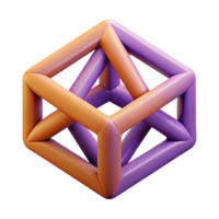 standout modern Geometric logo formed by intersecting lines. Crisp edges, flat color, with Scalable Design. flawless png