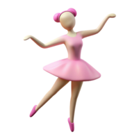 intense dazzling Silhouette of a ballerina. Crisp edges, flat color, minimal design with Scalable Design. 8K png