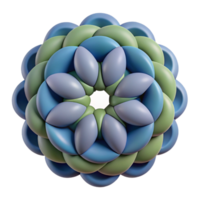 breathtaking artistic Geometric pattern of overlapping circles. Crisp edges, flat color, with Scalable Design. gallery standard png