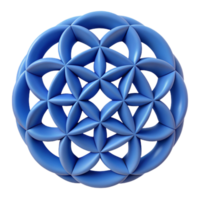 impressive modern Geometric pattern of overlapping circles. Crisp edges, flat color, with Scalable Design. 4K png