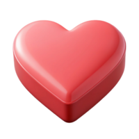 exemplary creative Isometric heart with crisp edges. Minimal design, with Scalable Design. studio quality png