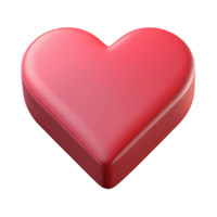 mesmerizing unforgettable Isometric heart with crisp edges. Minimal design, with Scalable Design. png