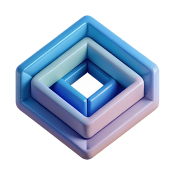 glorious standout Geometric logo comprised of nested squares. Flat color, crisp edges, with Scalable Design. png