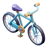 enchanting traditional Isometric bicycle with flat color. Clean lines, single-weight stroke with Scal professional png