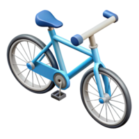 serene quintessential Isometric bicycle with flat color. Clean lines, single-weight stroke with Scal png
