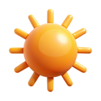 exquisite coveted Minimal geometric sun icon with clean lines and flat orange color with Scalable Design. png