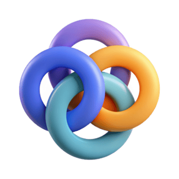 exquisite bold retro Abstract composition of three intersecting circles. Flat color, with Scalable Design. impeccable png