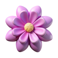 standout urban Symmetrical flower with flat petals and single-weight stroke with Scalable Design. ultra HD png