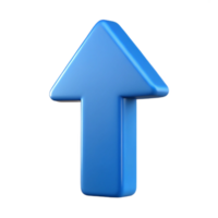 nostalgic serene Single, bold arrow pointing upwards. Clean lines, minimal design with Scalable Design. 4K png